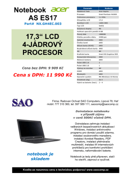 Acer As E17 W10