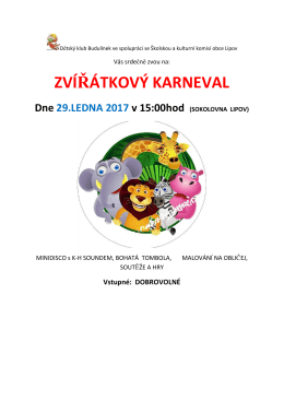 zvířátkový karneval