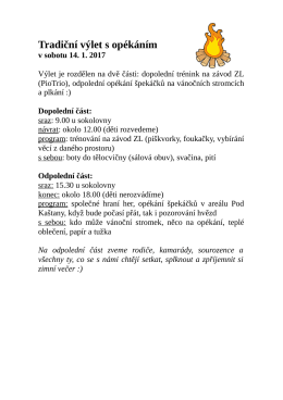 2017-01-14 Lednový výlet