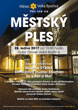 Městský ples - Město Velká Bystřice