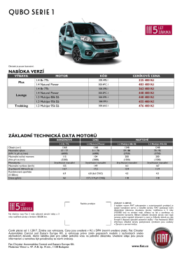 Ceník - Fiat