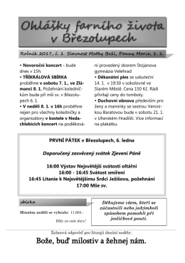 Ohlášky č. 1 Březolupy