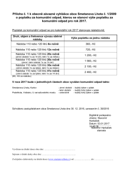 Příloha č - Smetanova Lhota