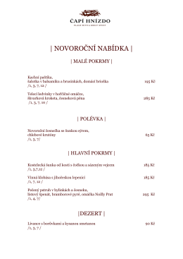 | NOVOROČN&Iacute; NAB&Iacute;DKA |