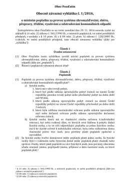 Obecně z&aacute;vazn&aacute; vyhl&aacute;&scaron;ka č. 12016