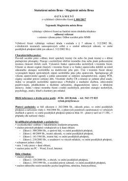 Statut&aacute;rn&iacute; město Brno - Magistr&aacute;t města Brna