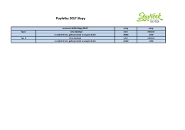 Poplatky Slapy 2017