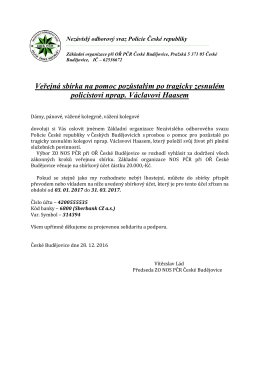 form&aacute;t pdf. - Nez&aacute;visl&yacute; odborov&yacute; svaz Policie Česk&eacute; republiky