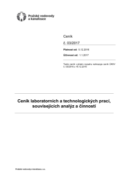 Stáhnout - Pražské vodovody a kanalizace, as