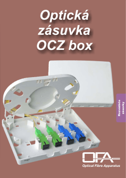 Optická zásuvka OCZ box