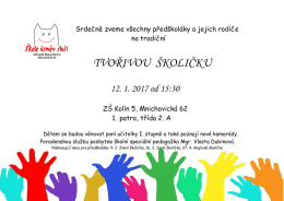 tvořivou školičku - ZŠ Mnichovická, Kolín