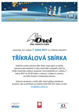 tříkrálová sbírka