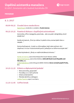 St&aacute;hnout program v PDF - &Uacute;spě&scaron;n&aacute; asistentka manažera
