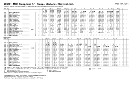 226001 MHD Slaný,linka č.1: Slaný,u stadionu