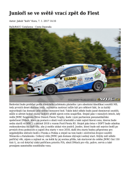 Junioři se ve světě vrac&iacute; zpět do Fiest