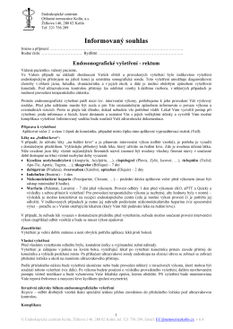 440 Endosonografie - rekto