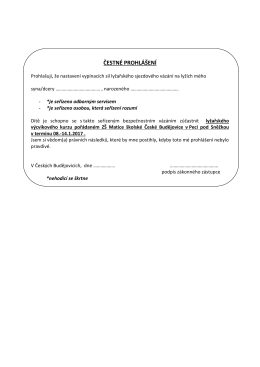 čestn&eacute; prohl&aacute;&scaron;en&iacute; - Z&Scaron; Matice &scaron;kolsk&eacute;