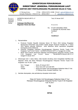 berita acara - LPSE Kementrian Perhubungan