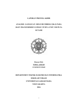 laporan proyek akhir analisis gangguan rele buchholz (96