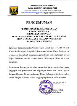 PENGUMUMAN