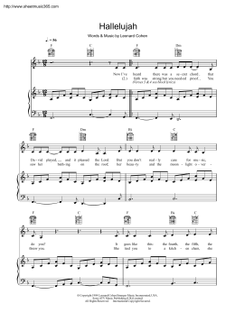 Hallelujah-Piano-Sheet-Music-Leonard-Cohen-2