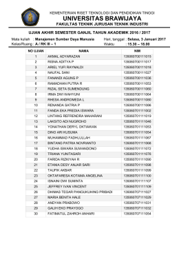 disini - Universitas Brawijaya