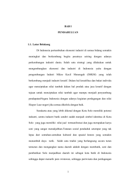 1 BAB I PENDAHULUAN 1.1. Latar Belakang Di Indonesia