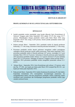Unduh BRS Ini - BPS Kabupaten Bombana