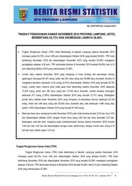Unduh BRS Ini - BPS Provinsi Lampung