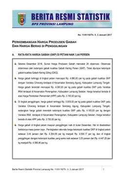 Unduh BRS Ini - BPS Provinsi Lampung