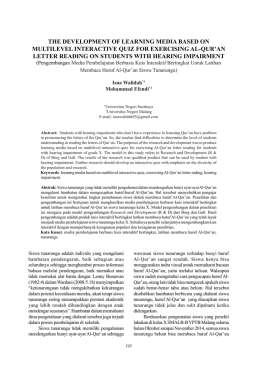the development of learning media based on multilevel interactive