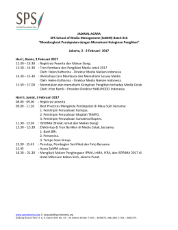 (SoMM) Batch #16 - Serikat Perusahaan Pers