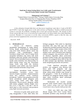 Jom FTEKNIK Volume 4 No. 1 Februari 2017