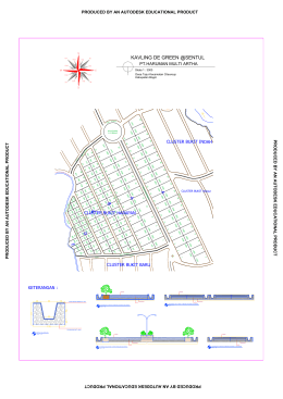 site plan cluster bukit harapan