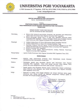 - Universitas PGRI Yogyakarta