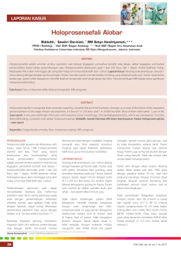 Holoprosensefali Alobar