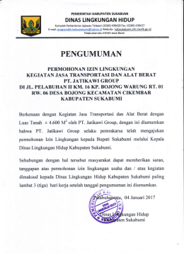 PENGUMUMAN