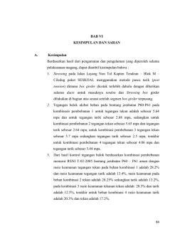 BAB VI KESIMPULAN DAN SARAN A. Kesimpulan