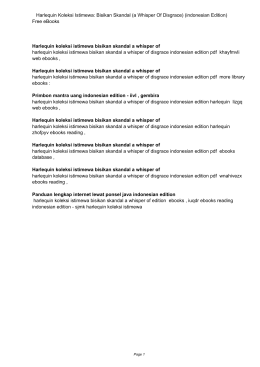 Harlequin Koleksi Istimewa: Bisikan Skandal (a Whisper Of Disgrace