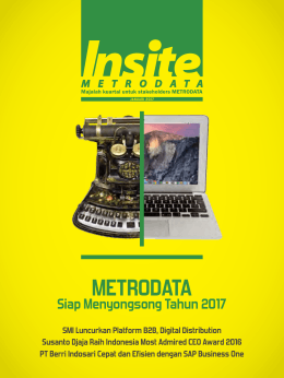 Edisi Januari 2017 - PT Metrodata Electronics, Tbk