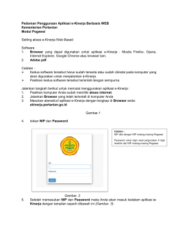 Pedoman Penggunaan Aplikasi e