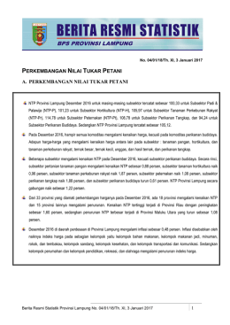 Unduh BRS Ini - BPS Provinsi Lampung