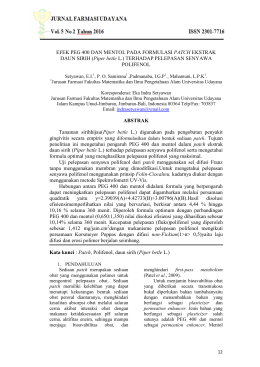 Piper betle L. - E-Journal Universitas Udayana