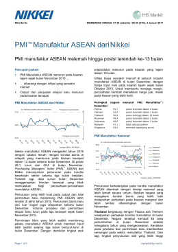 PMI Manufaktur ASEAN dariNikkei