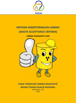 WAC Limbah Radioaktif Cair