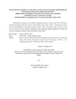 4.1. PengumumanSeleksiAministrasi PTT DIRJEN 7