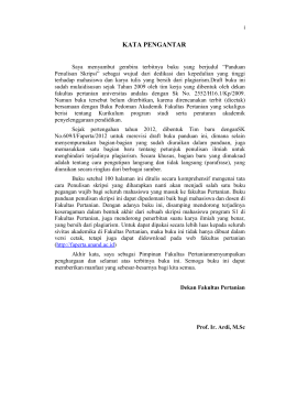 kata pengantar - Universitas Andalas