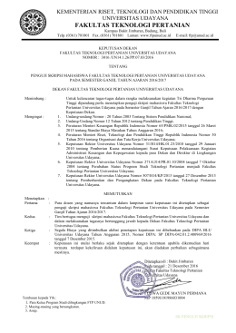 SK Penguji Skripsi Semester Genap TA 2016/2017