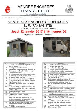 vendee encheres frank thelot