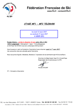 stage mf1 - mf2 telemark